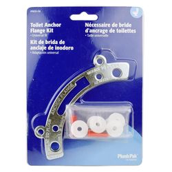 Plumb Pak Anchor Flange Kit Silver Metal For Universal