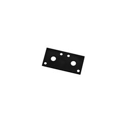 National Hardware 3 in. H X 1/8 in. W X 1.3 in. L Black Steel Mending Plate