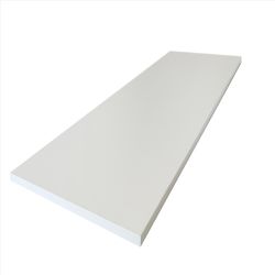 ATC 5/8 in. H X 12 in. W X 48 in. D White Wood Shelf Board