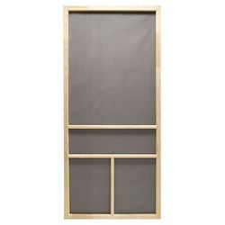 Precision 80-1/2 in. H X 32 in. W Dogwood Natural Wood Wood Screen Door