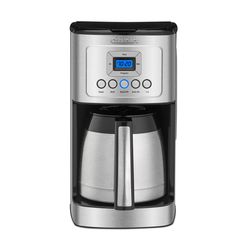 Cuisinart 12 cups Black/Silver Coffee Maker