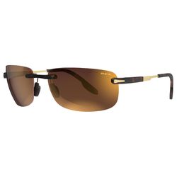 BEX Sunglasses Sunglasses Unisex Tortoise Brown Frame Brown/Gold Flash Lens
