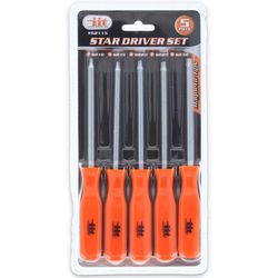 JMK Illinois Industrial Tool Star Screwdriving Set Heat-Treated Steel 5 pc