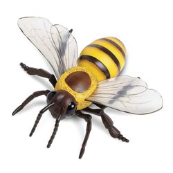 Safari Ltd. Incredible Creatures Honey Bee Toy Black/Yellow