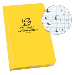 Rite in the Rain 5 in. W X 8 in. L Wide Ruled Sewn Bound Yellow All-Weather Notebook