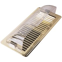 Deflect-O 3 in. H X 14 in. W 1-Way Clear Plastic Air Deflector