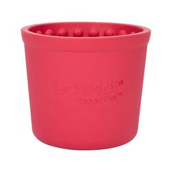 LickiMat Yoggie Pot Pink Rubber Slow Feeder For Dogs