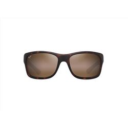 Maui Jim Ano Nui Sunglasses Men's Matte Dark Havana Frame HCL Bronze Lens Polarized