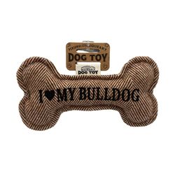 History and Heraldry I Love My French Bulldog Squeaky Dog Toy