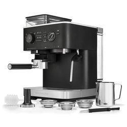KitchenAid 2.5 L Cast Iron Black Espresso Maker