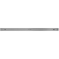 Johnson 96 in. L X 2 in. W Aluminum Straight Edge Rule SAE