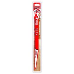 Diablo Demo Demon 12 in. Carbide Tipped Nail-Embedded Wood Reciprocating Saw Blade 5/7 TPI 3 pk