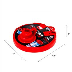 Handy 7 in. W X 7.75 in. L Red Silicone Paint Can Lid
