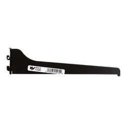 Knape & Vogt Black Steel Regular Duty Bracket 16 Ga. 10 in. L 160 lb