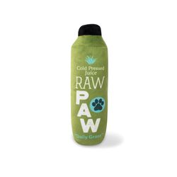 Pet Shop by Fringe Studio Wagsdale For Dog Green Plush Raw Paw Pressed Juice Dog Toy 1 pk