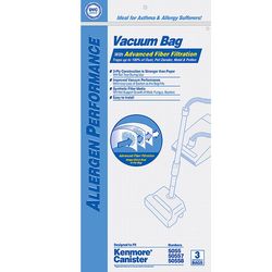 DVC Vacuum Bag For Kenmore Canister 3 pk Kenmore Q & C