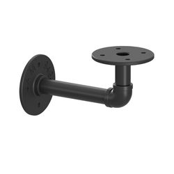 Knape & Vogt Shelf-Made Black Steel Decorative Bracket 8 in. L 50 lb