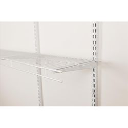 Rubbermaid 96 in. H X 12 in. W X 1.9 in. L Steel Wardrobe Shelf