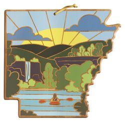 Totally Bamboo 12 in. L X 13 in. W X 1 in. Bamboo Arkansas Serving & Cutting Board 1 pk