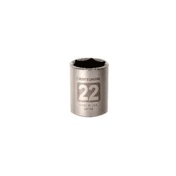 Craftsman 22 mm X 1/2 in. drive Metric 6 Point Standard Socket 1 pc