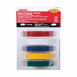 Ace 3/4 in. W X 12 ft. L Assorted Vinyl Electrical Tape