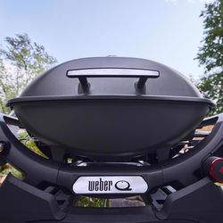 Weber Q 2800N+ 1500378 2 Burner Liquid Propane Grill Charcoal Gray