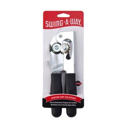Swing-A-Way Black Steel Manual Can Opener