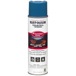 Rust-Oleum Industrial Choice Caution Blue Inverted Marking Paint 17 oz