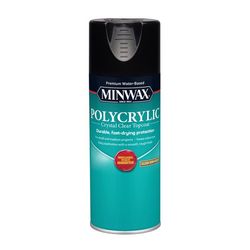 Minwax Polycrylic Semi-Gloss Crystal Clear Water-Based Polyurethane 11.5 oz