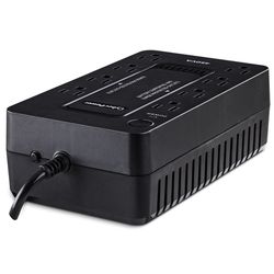 CyberPower 5 ft. L 8 outlets Battery Backup/Surge Protector Black 890 J