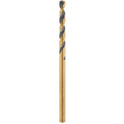 DeWalt Black & Gold 3/16 in. X 3.5 in. L High Speed Steel Split Point Drill Bit Round Shank 1 pc