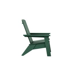 Breeo Turf Green Poly Lumber Frame Adirondack Chair