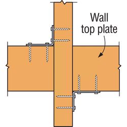 Simpson Strong-Tie 4.63 in. H X 1.56 in. W 18 Ga. Galvanized Steel Hurricane Tie