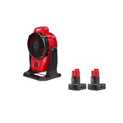 M12 Jobsite Fan w 2PK Batteries
