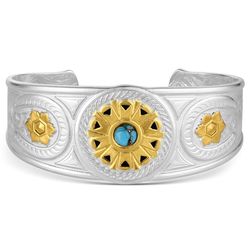 Montana Silversmiths Women's The Outrider Turquoise Cuff Bracelet