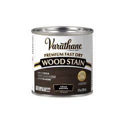 Varathane Premium True Brown Oil-Based Urethane Modified Alkyd Fast Dry Wood Stain 1/2 pt