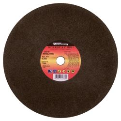 Forney 14 in. D X 1 in. X 3/32 in. thick Aluminum Oxide Metal Cutting Wheel 1 pc