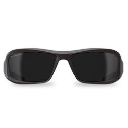 Edge Eyewear Brazeau Anti-Fog Safety Glasses Smoke Lens Black Frame 1 pk