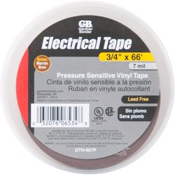 Gardner Bender 3/4 in. W X 60 ft. L Brown Vinyl Electrical Tape