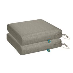 Duck Covers Weekend Moonrock Casual Polyester Seat Cushion 3 in. H X 17 in. W X 17 in. L
