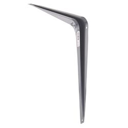 Hampton Gray Steel Shelf Support 18 Ga. 12 in. L 100 lb