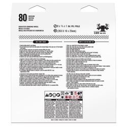 Gator 8 in. D X 1 X 1 in. thick Grinding Wheel 1 pc