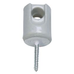 Sigma Engineered Solutions ProConnex 1-11/16 in. D Porcelain/Steel Wire Holder For NM/SE 1 pk