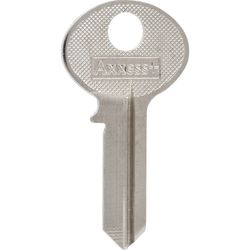 HILLMAN Traditional Key House/Office Key Blank 92 Single For Independent Locks Silver