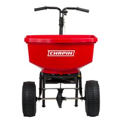 Chapin 72 in. W Broadcast Push Lawn Spreader For Fertilizer 100 lb