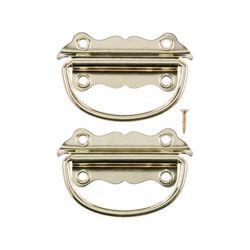 Ace Bright Brass Chest Handle 3-1/2 in. 2 pk