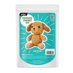 Bucilla Dion the Dog Amigurumi Crochet Kit 1 pk