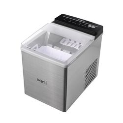 Avanti Speedy Ice Countertop Bullet 33 lb Stainless Steel Ice Maker 120 W