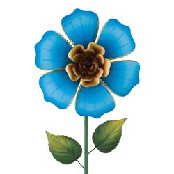 Regal Art & Gift Multicolored Metal 36 in. H X 11.75 in. W Garden Stake Spinner