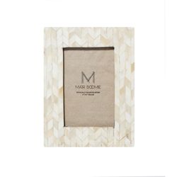 Matr Boomie Pearl Stone Picture Frame 6 in.